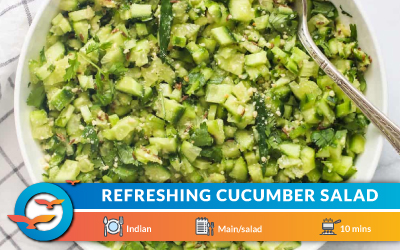 cucumber salad,cucumber salad recipe, cucumber salad calories, cucumber salad for weight loss, cucumber salad indian, calories in cucumber salad,