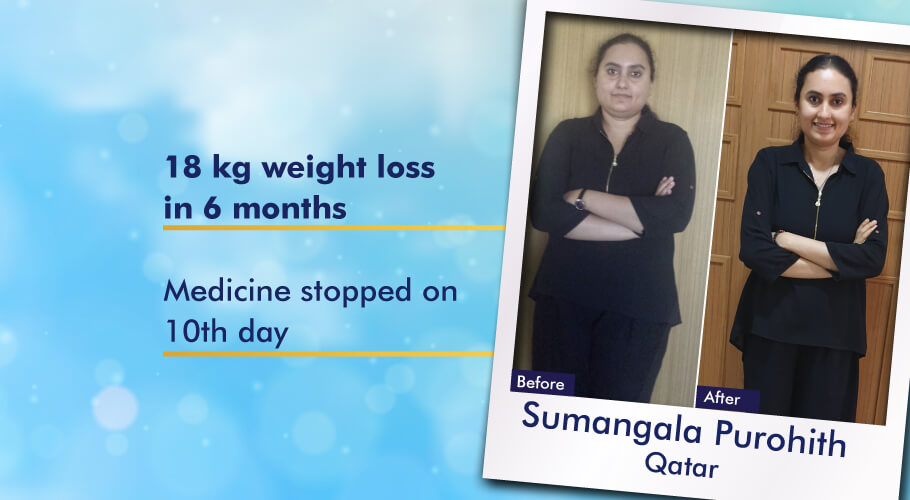 18 kg weight loss in 6 month