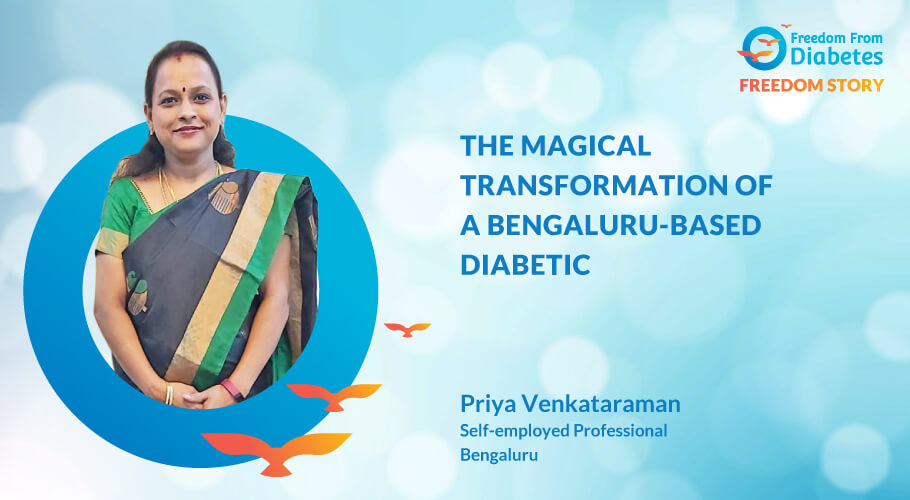 Mrs. Priya Venkataraman Glucose Tolerance Test (GTT) Winner