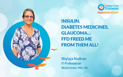Diabetes Reversal Success Story of Mrs.Shylaja Nathan
