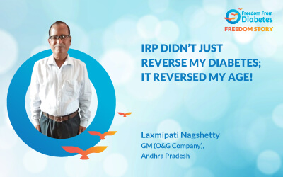 Diabetes beating Success story of Mr. Laxmipati Nagshetty 