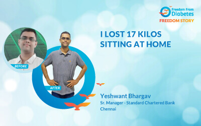 How Mr.Yeshwant went from 92 to 75 kg