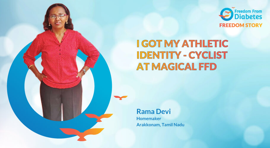 Mrs. Rama Devi: Got athletic Identity-Cyclist at FFD