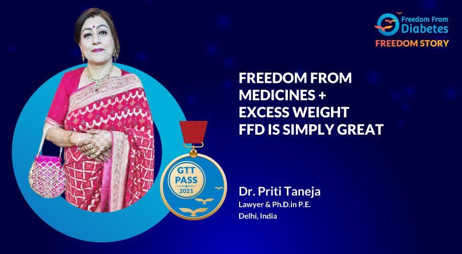 Diabetes Patient Success Story of Priti taneja