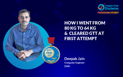  weight loss success story of Mr.Deepak Jain