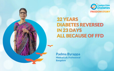 Padma Byrappa: 32 Years of Diabetes Reversed in Just 23 Days