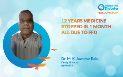 M. K. Jawahar: 12 Years Medicine Stopped In Just 1 Month