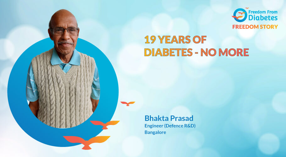 19 Years of diabetes reversed plus FFD saved me from diabetes complications