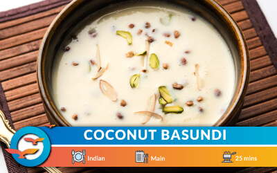 Coconut Basundi Recipe