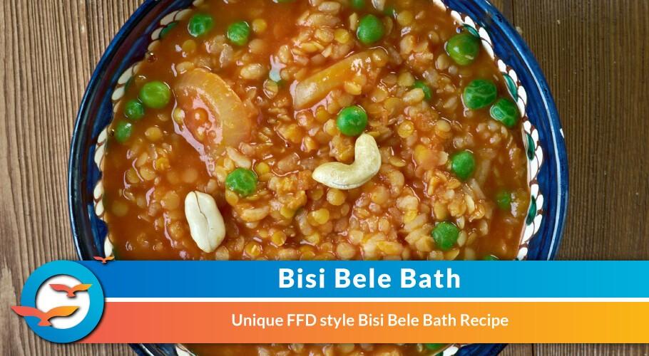 Diabetic friendly Bisi Bele Bath Recipe