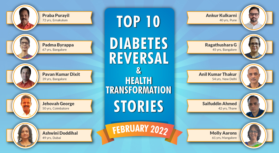 FFD's Top 10 Diabetes Reversal Success Stories of February 2022