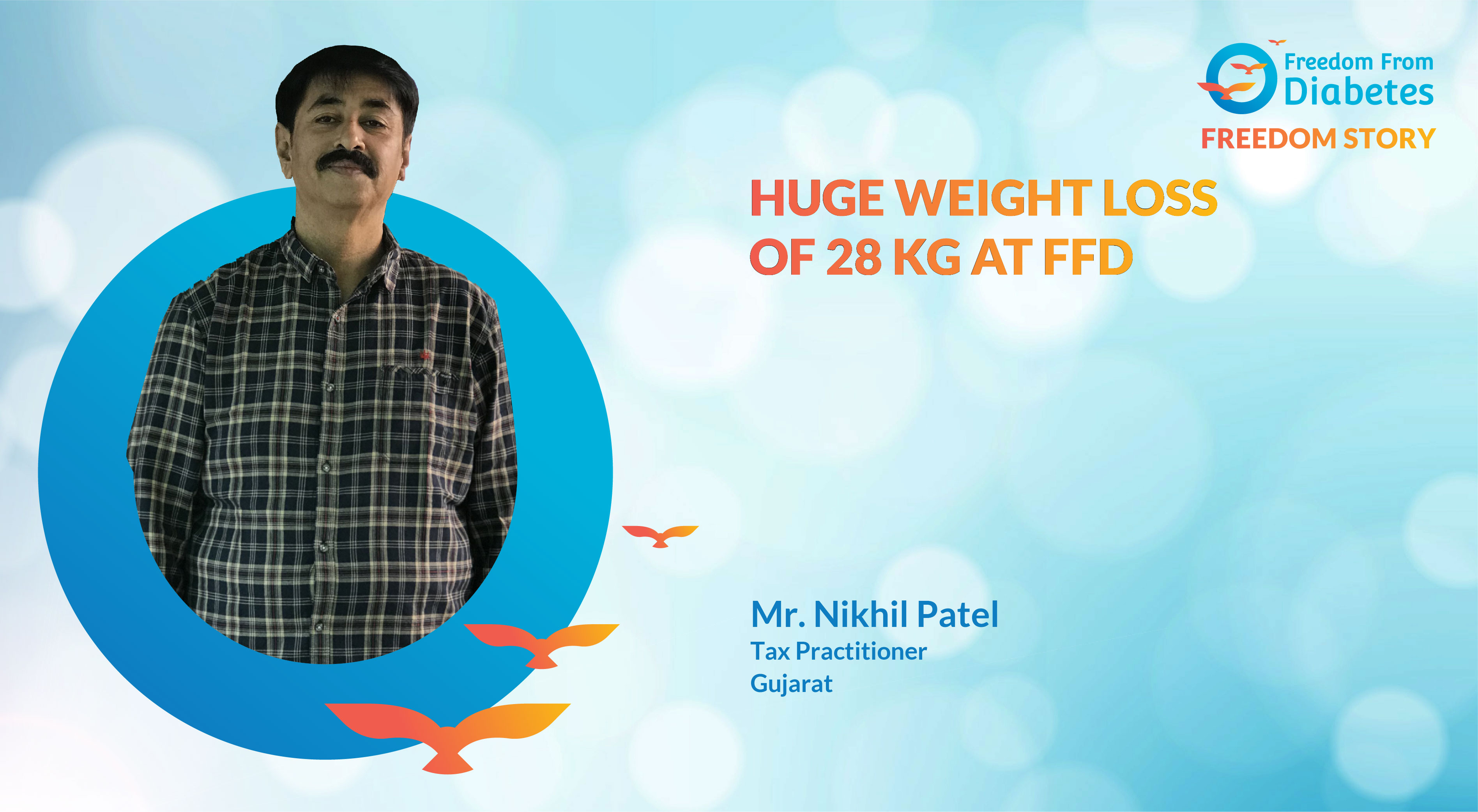 Nikhil Patel: How I lost a huge 28 kg weight at FFD
