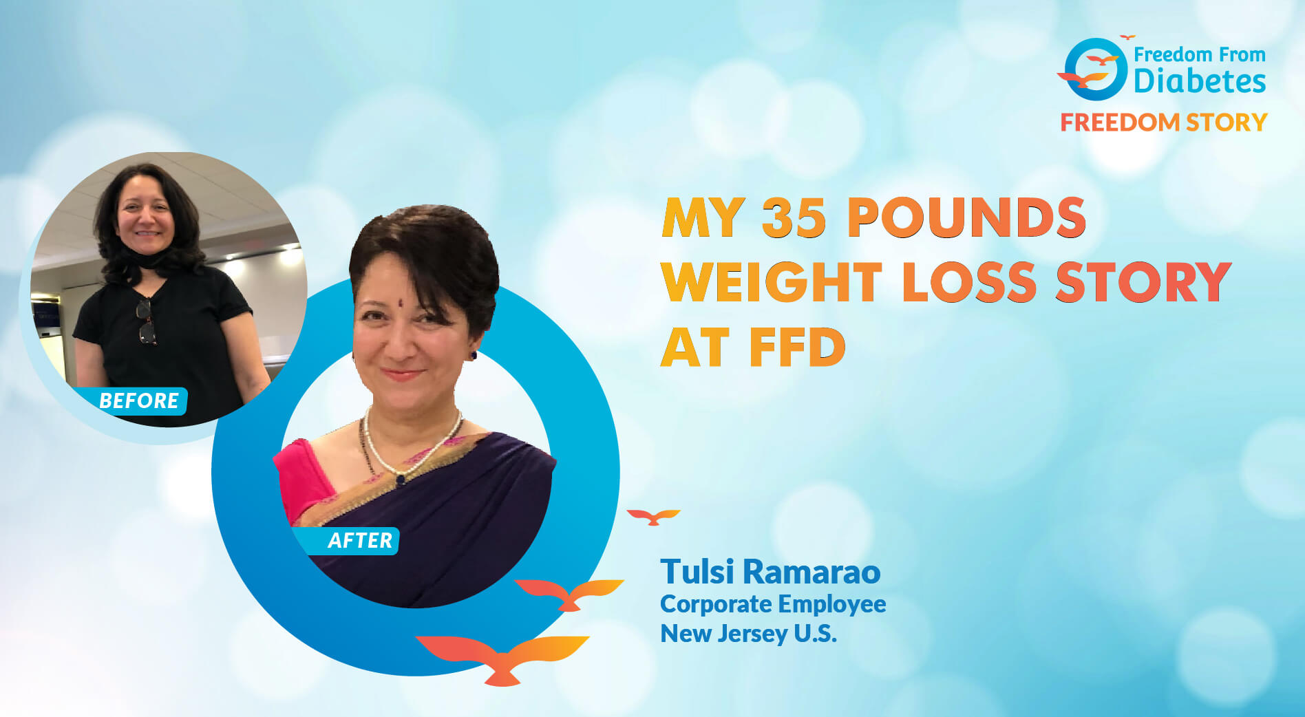My 35 pounds weight loss story at FFD