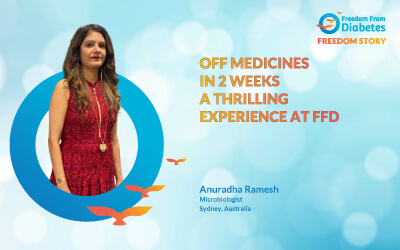 Off medicines in 2 weeks- A thrilling experience at FFD