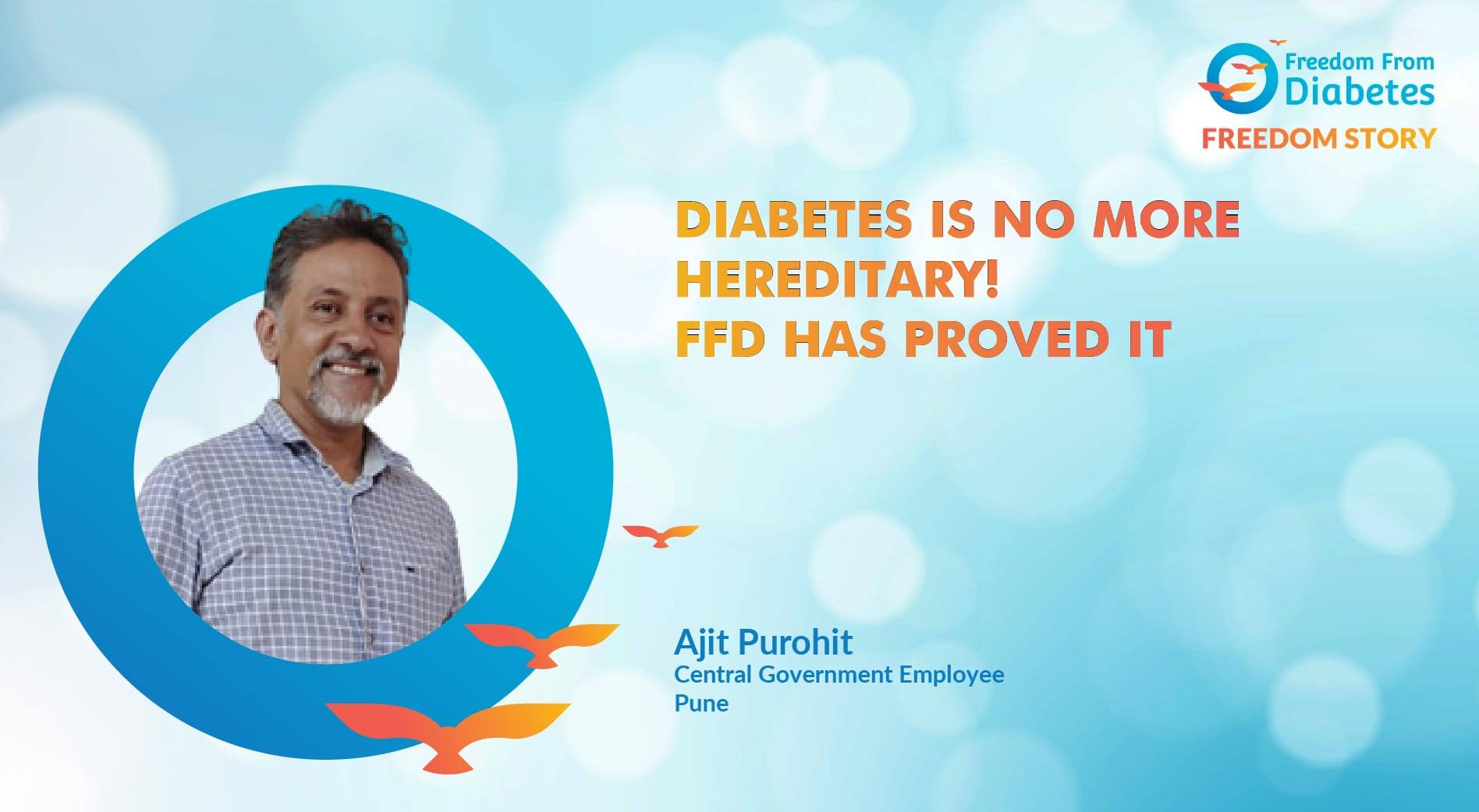 Diabetes is no more hereditary!