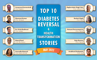 May 2022: Top 10 Diabetes Reversal and Health Transformation Stories