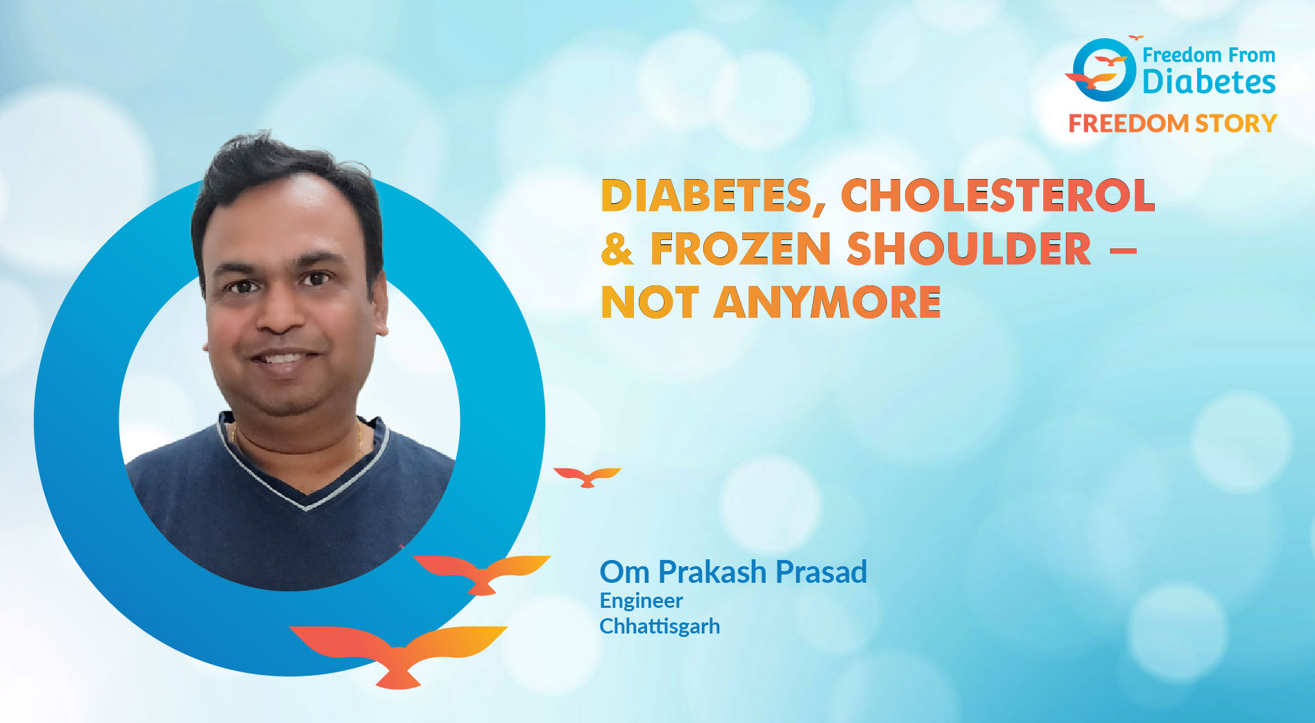 Diabetes, cholesterol & frozen shoulder - Not anymore