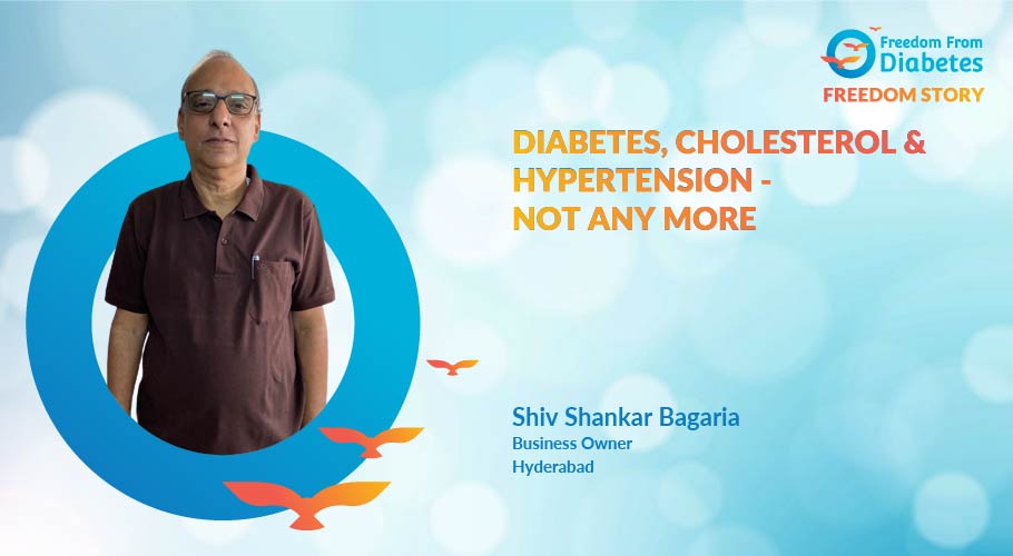 Diabetes, cholesterol & hypertension - not any more
