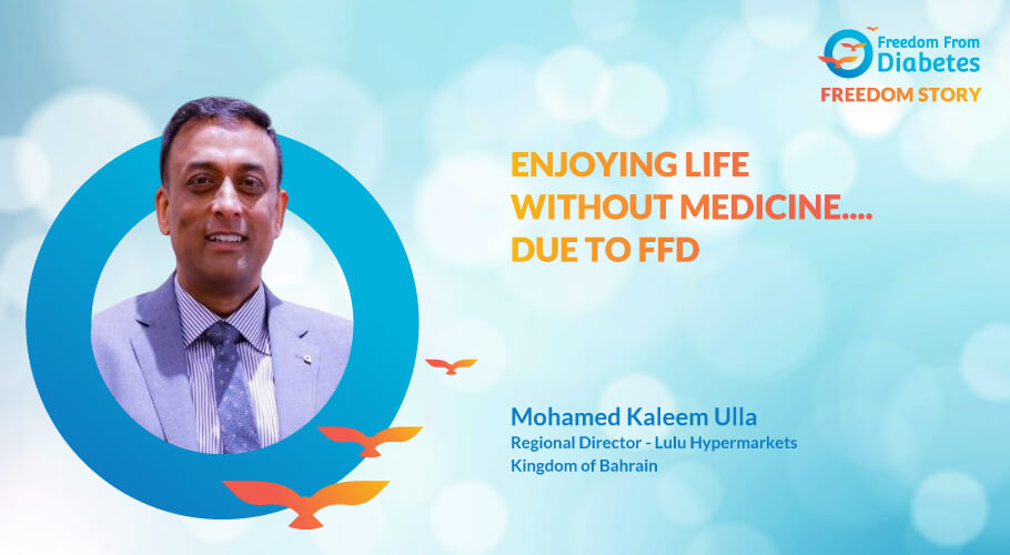 Mr. Mohamed Kaleem Ulla-defeat diabetes, Cholesterol