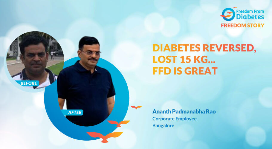 Ananth Padmanabha Rao: An exceptional story of weight loss and medicine freedom