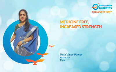 Uma Vinay Pawar, 51 years, Private Job, Thane, India, Medicine stopped, Regained strength