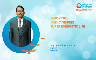 Shyam Krishna Srivastava, 65 Years, Engineer, Lucknow, Reversed Diabetes