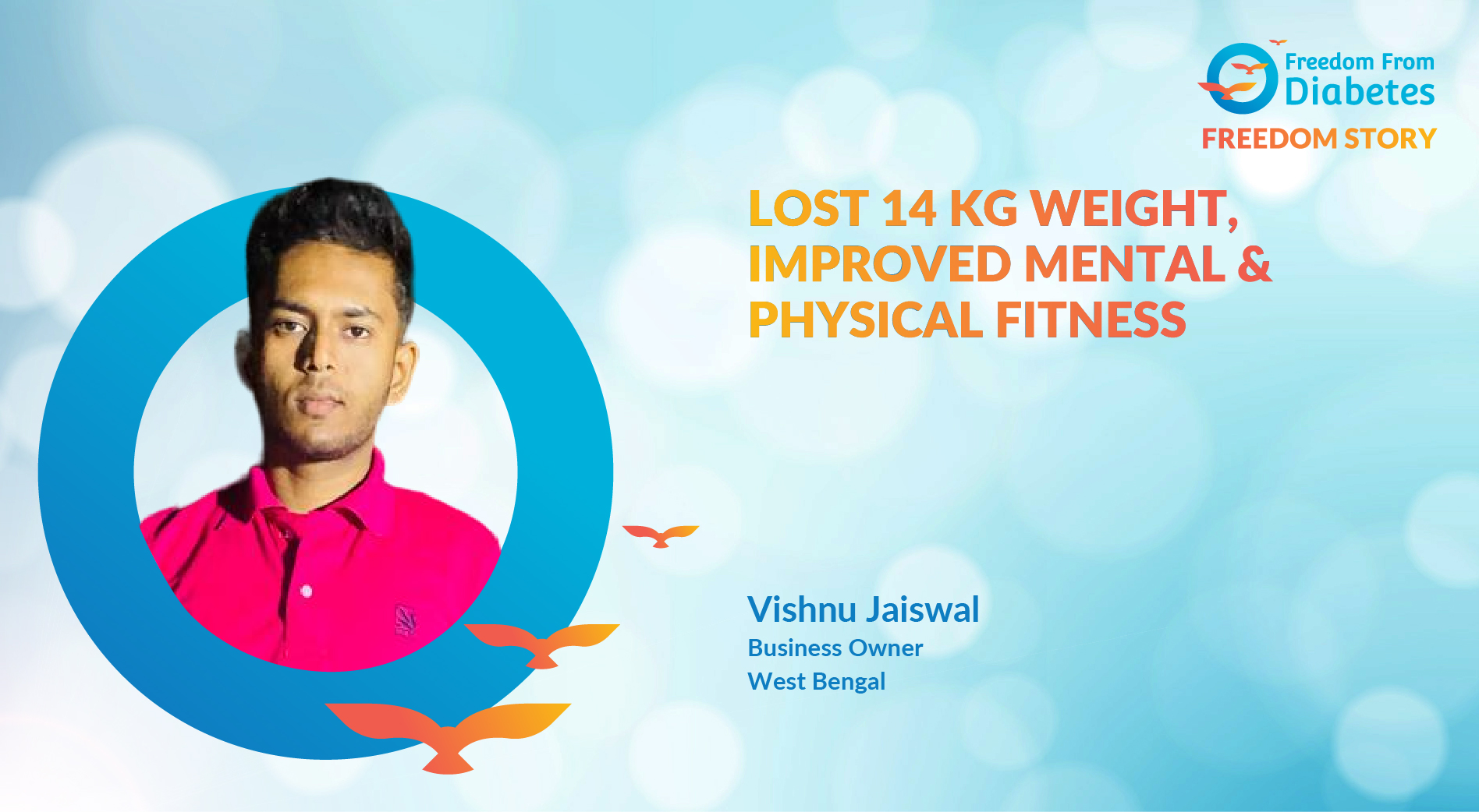 Vishnu Jaiswal: A motivational weight loss story from West Bengal