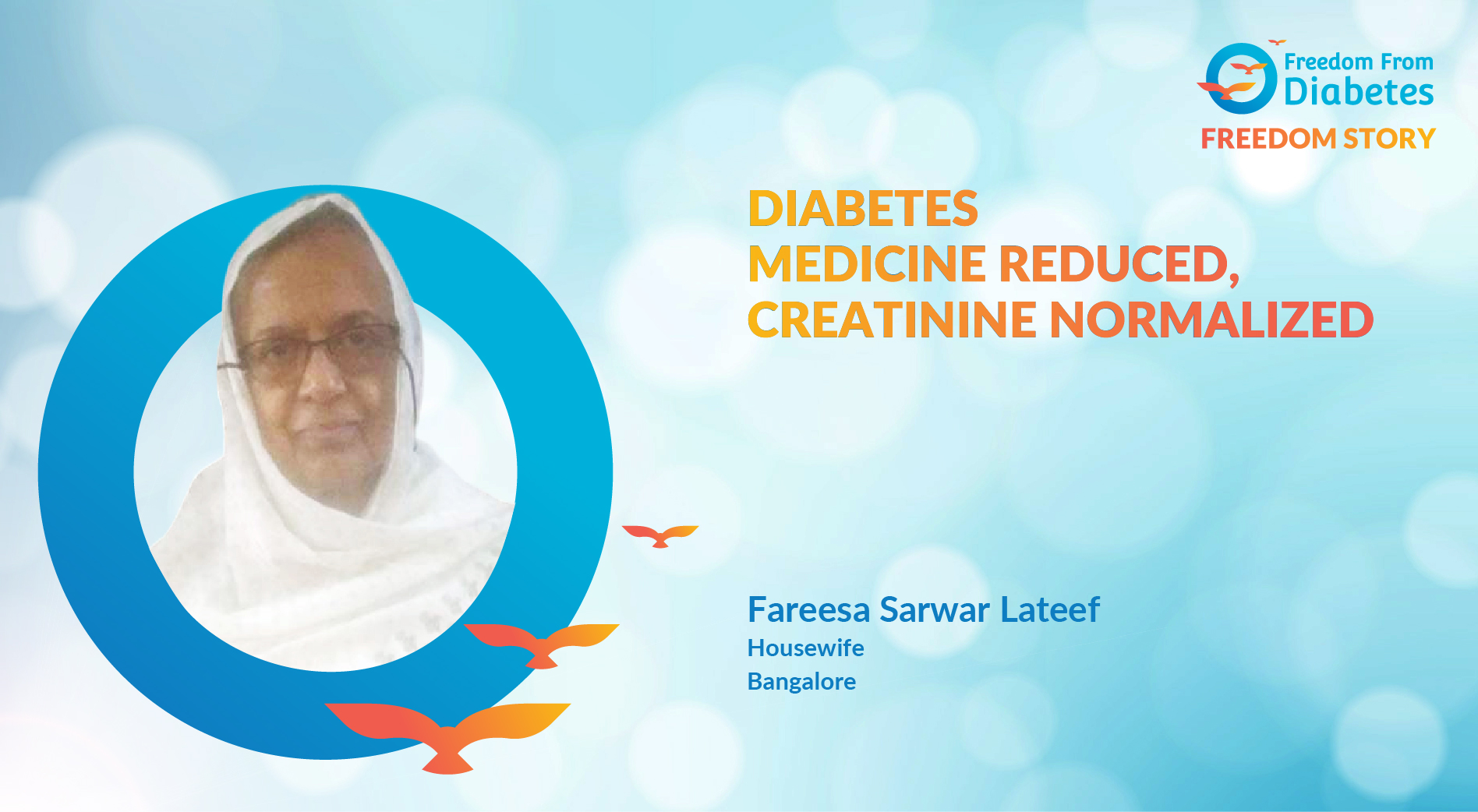 Fareesa Sarwar Lateef: Diabetes and co-morbidity reversal story