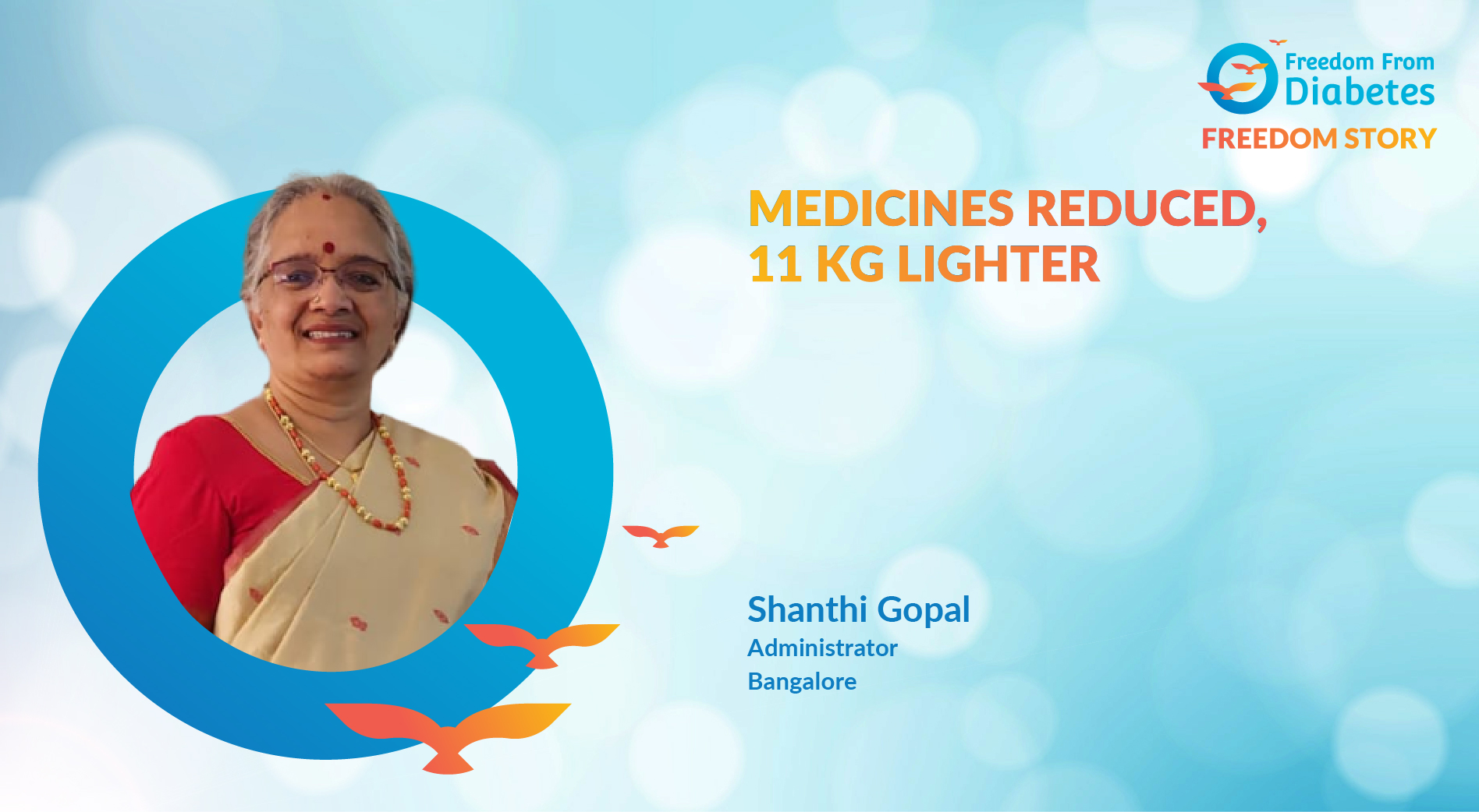 Shanthi Gopal: Motivational weight loss story