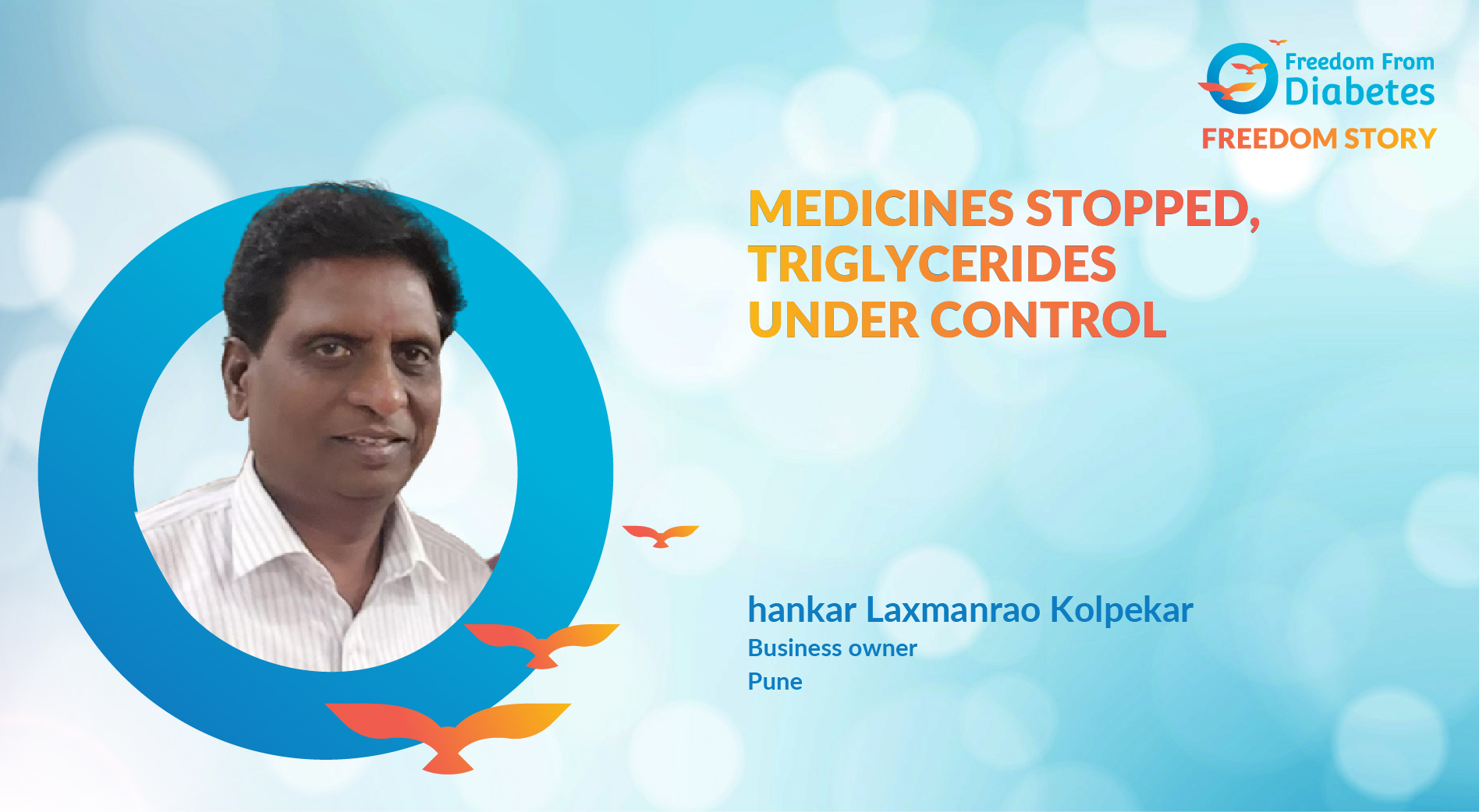 Shankar Laxmanrao Kolpekar: A motivational diabetes reversal story