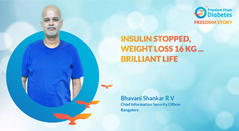 Bhavani Shankar R V: Type 2 diabetes reversal program of FFD rocks
