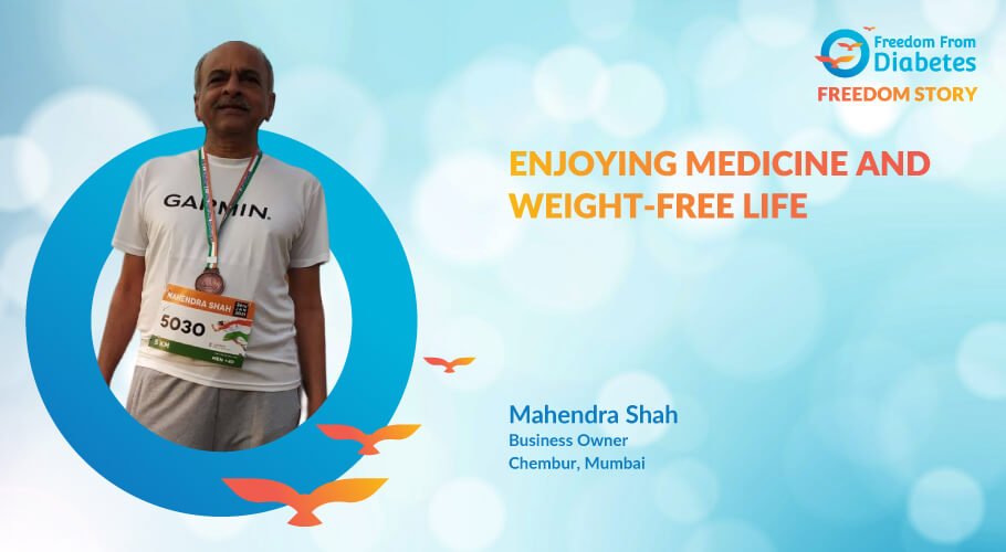 Mahendra Shah: How I reversed diabetes with FFD's help