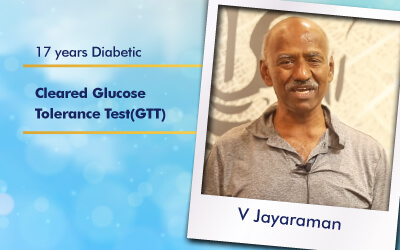 V jayaraman's diabetes reversal success story