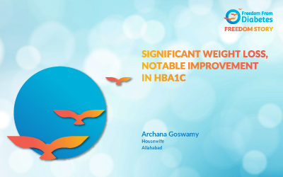 Significant weight loss, notable improvement in HbA1c