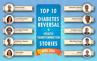 Apr 23: Top 10 Diabetes Reversal- Health Transformation Stories