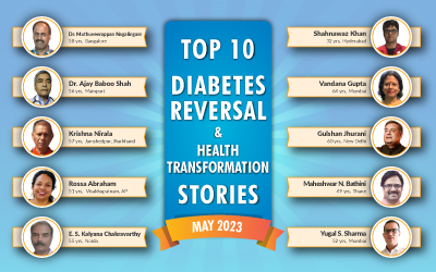 May 23: Top 10 Diabetes Reversal- Health Transformation Stories