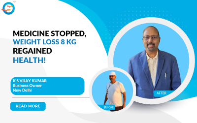 Medicine stopped, weight loss 8 kg, regained health!