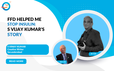FFD helped me stop insulin : S Vinay Kumar