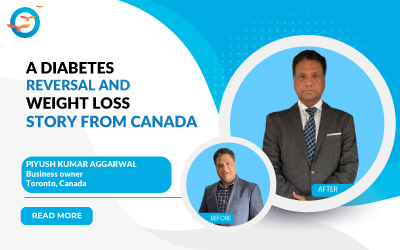 A diabetes reversal and weight loss story ... from Canada