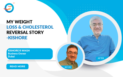 My weight loss & cholesterol reversal story - Kishore