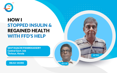 How I stopped insulin and regained health with FFD's help