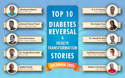 December 23 : Top 10 Diabetes Reversal- Health Transformation Stories