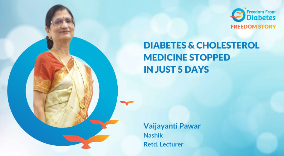 Vaijayanti Pawar diabetes reversal success story