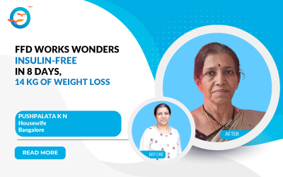 FFD works wonders - Insulin-free in 8 days, 14 kg of weight loss