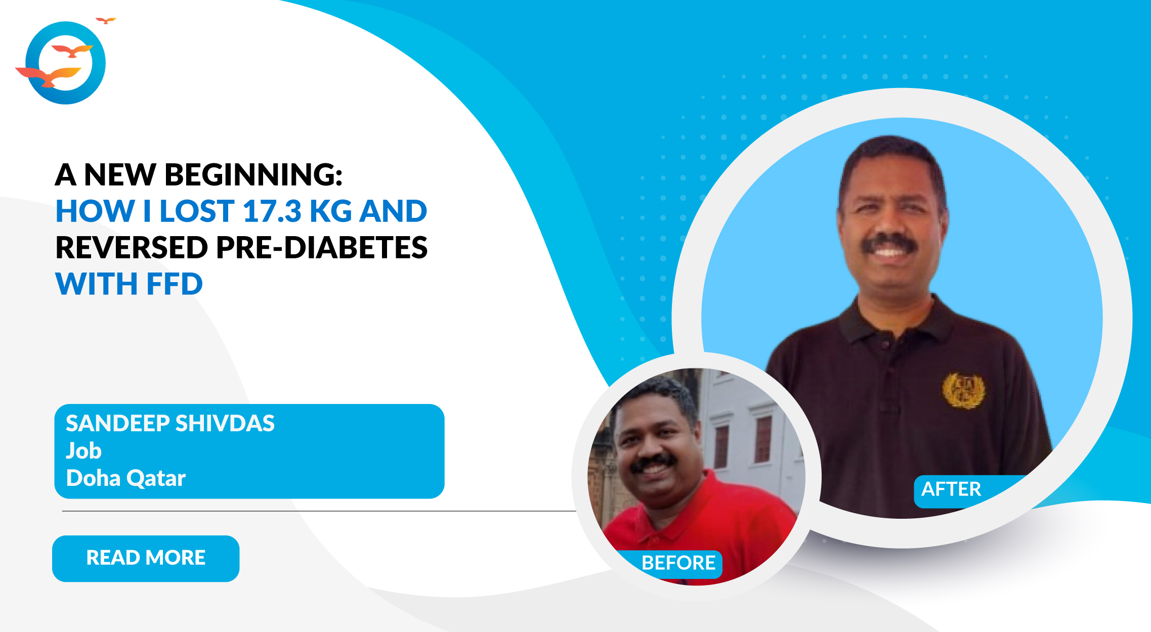 Overcoming Pre-diabetes and Losing 17.3 kg with FFD - Sandeep Shivdas