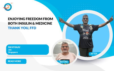 How I stopped insulin & medicine with FFD's help - Ravi Raju