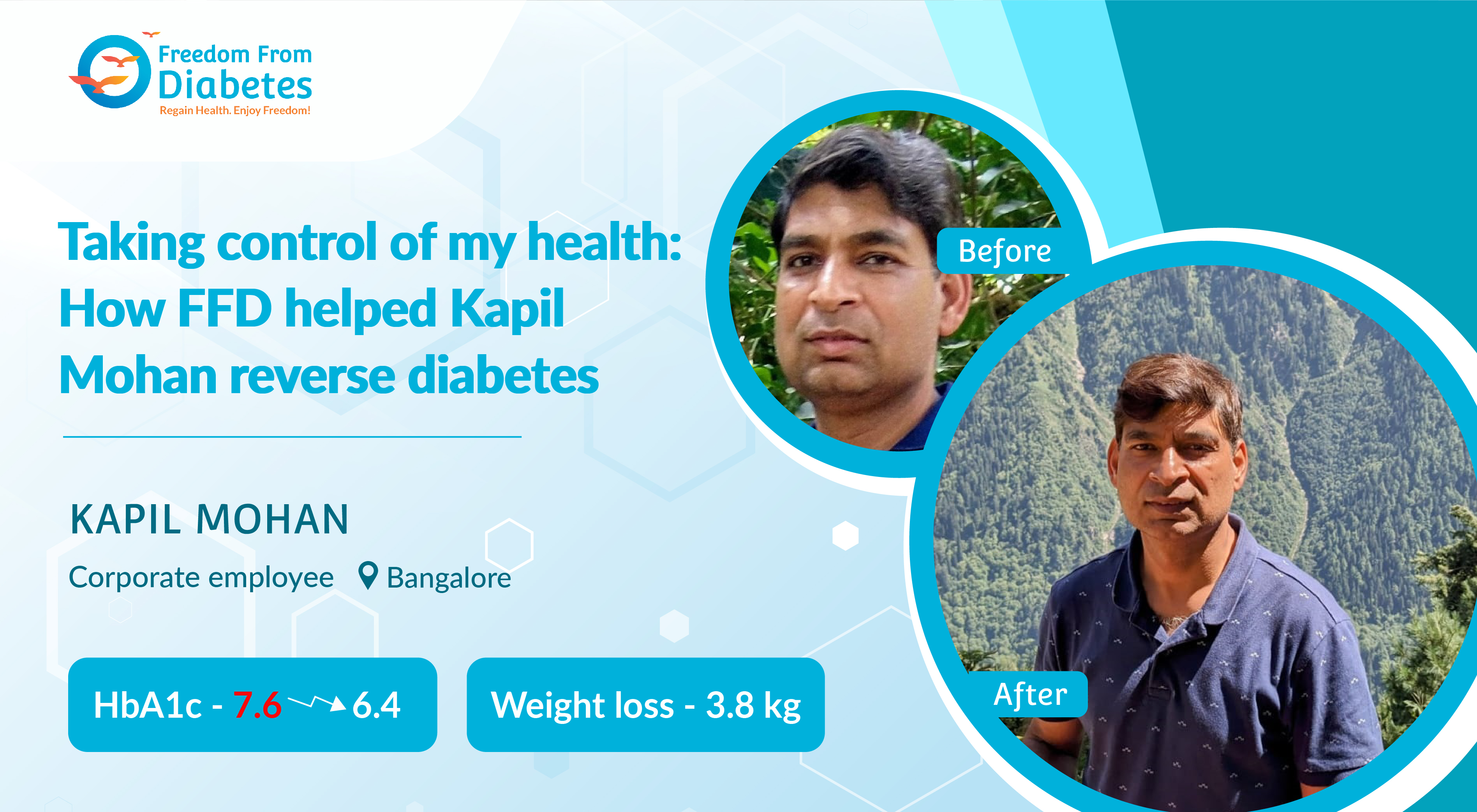 Taking control of my health: How FFD helped Kapil Mohan reverse diabetes