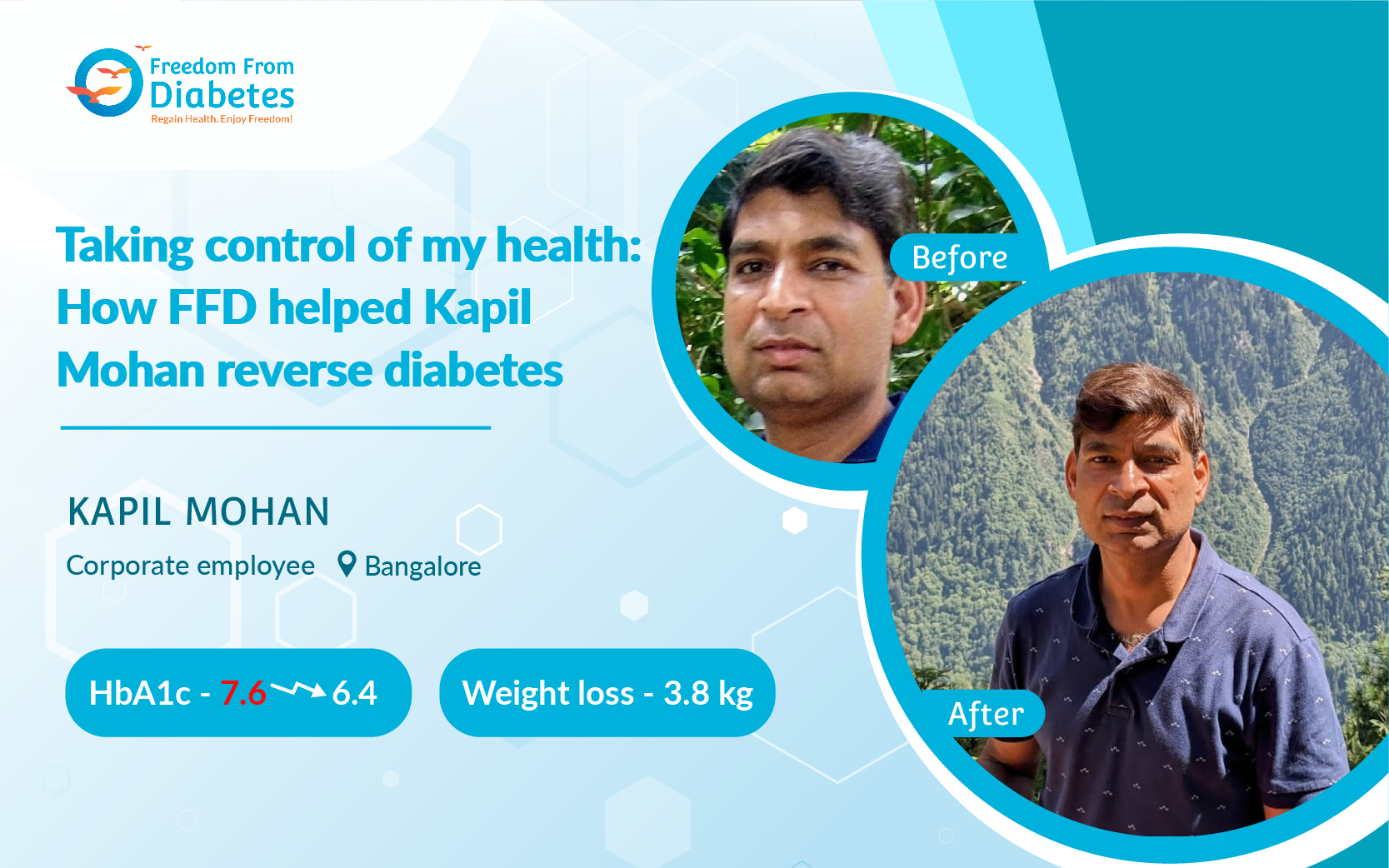 Taking control of my health: How FFD helped Kapil Mohan reverse diabetes