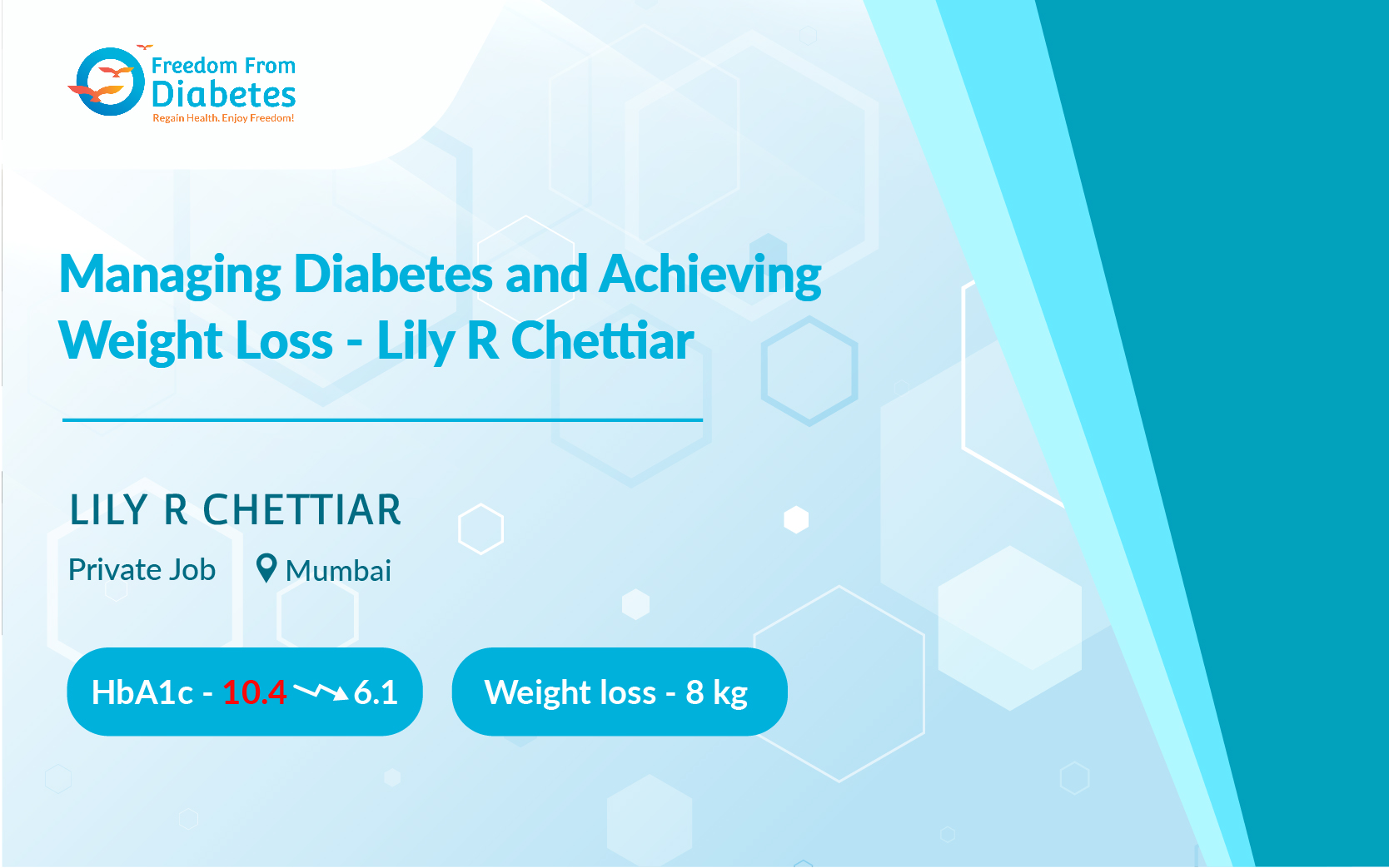 Managing Diabetes and Achieving Weight Loss - Lily Roselin Chettiar