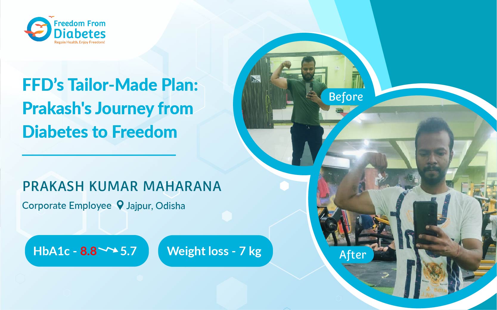 FFD’s Tailor-Made Plan: Prakash's Journey from Diabetes to Freedom